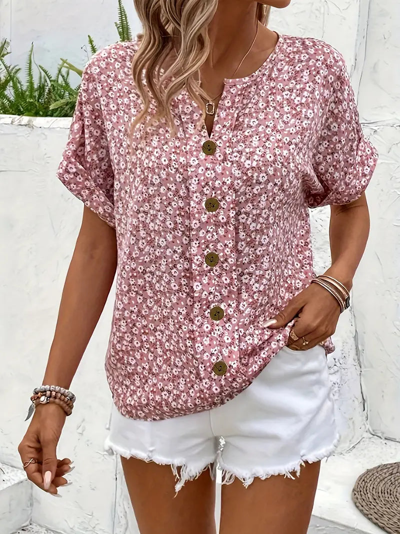 C&G™ | Stylish Floral Print Blouse