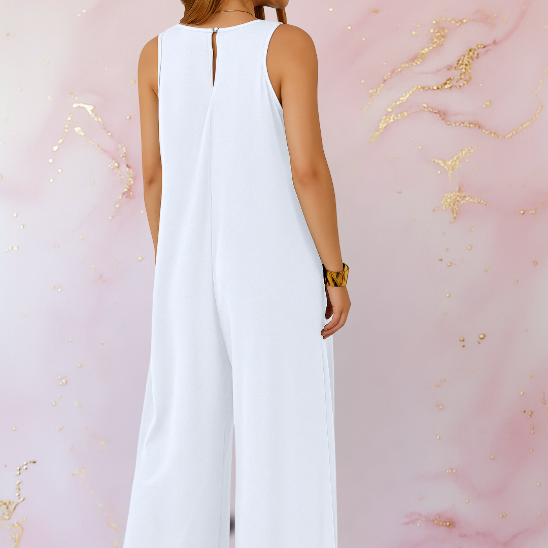 C&G™ | Wide-Leg Sleeveless Jumpsuit