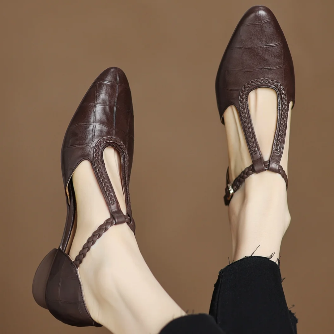 C&G™| Kepa Leather Mary Janes