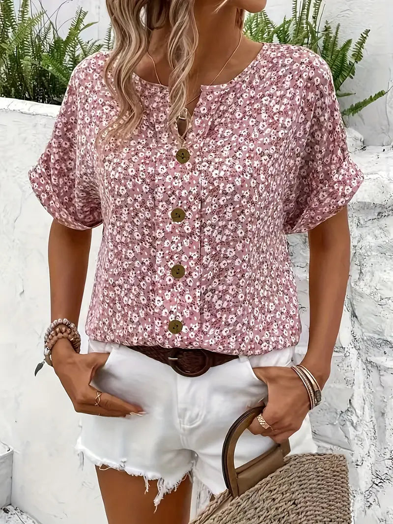 C&G™ | Stylish Floral Print Blouse