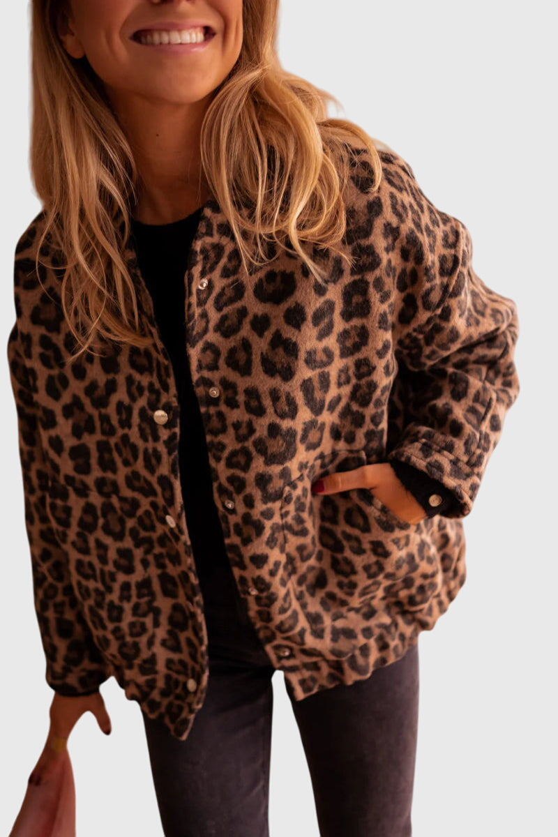 C&G™| Stylish Leopard Print Jacket