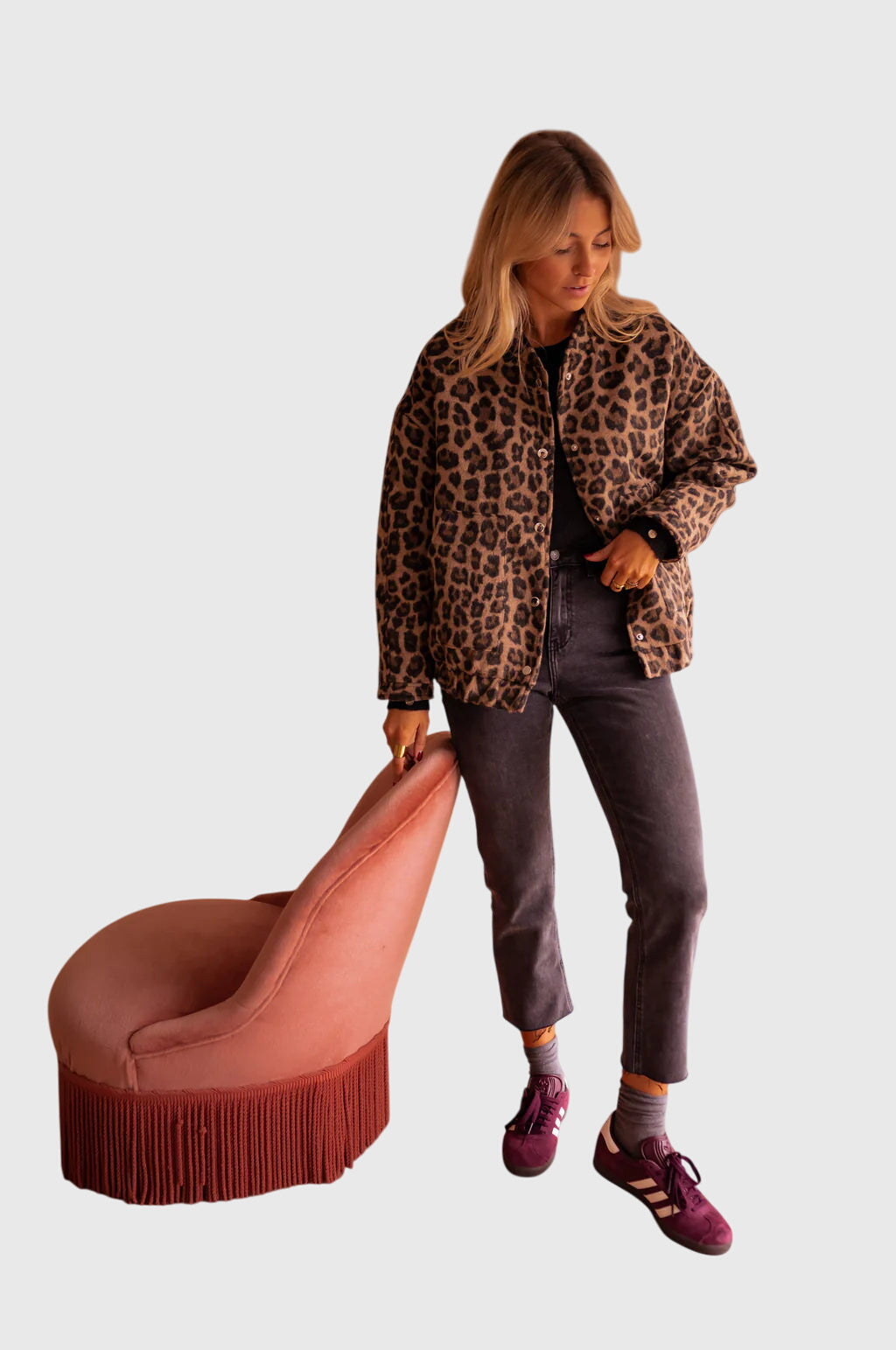 C&G™| Stylish Leopard Print Jacket