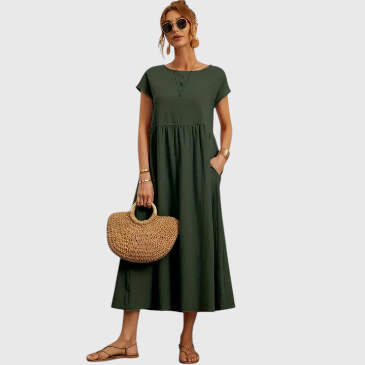 C&G™| Fenella Comfortable Midi Dress