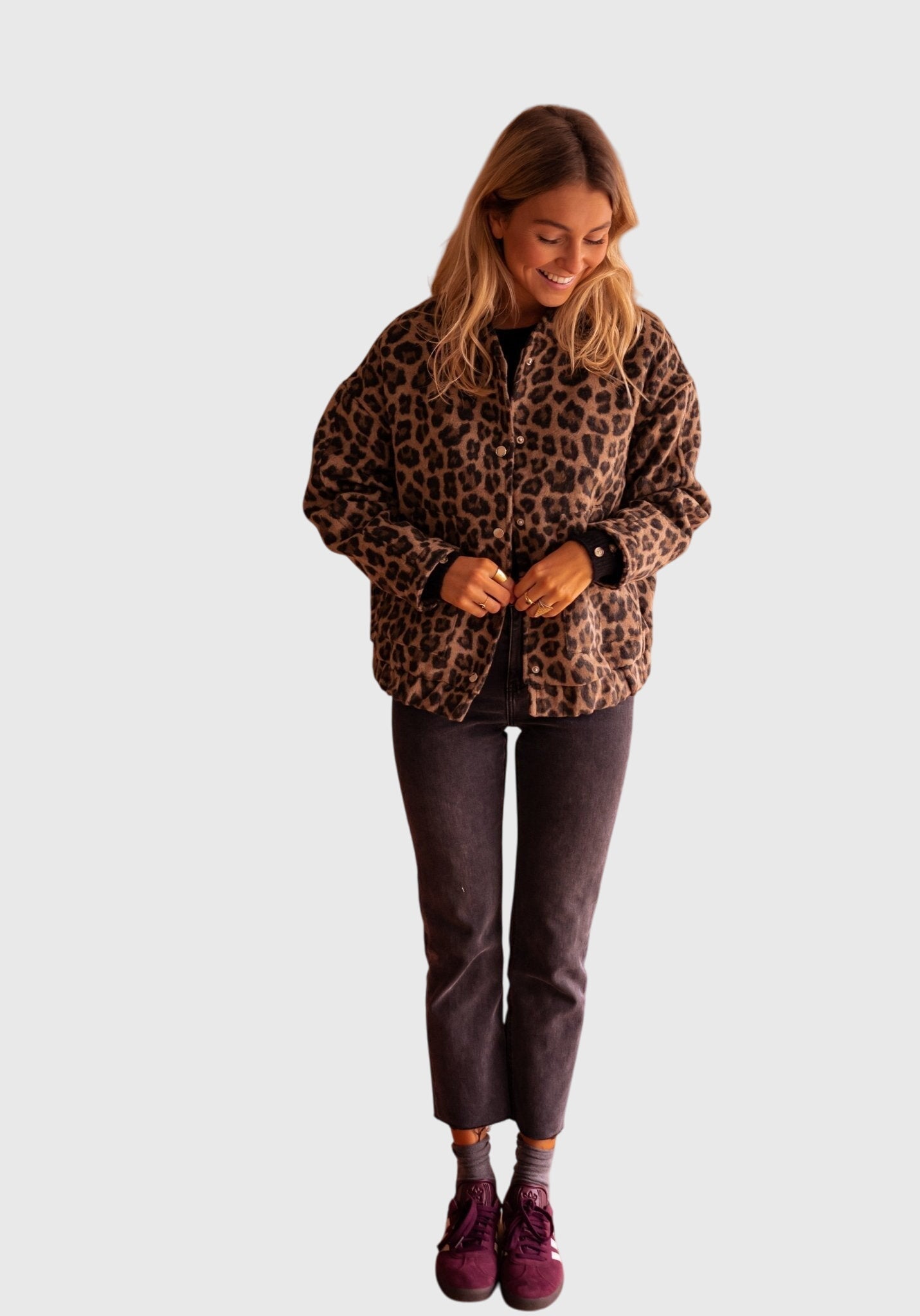 C&G™| Stylish Leopard Print Jacket
