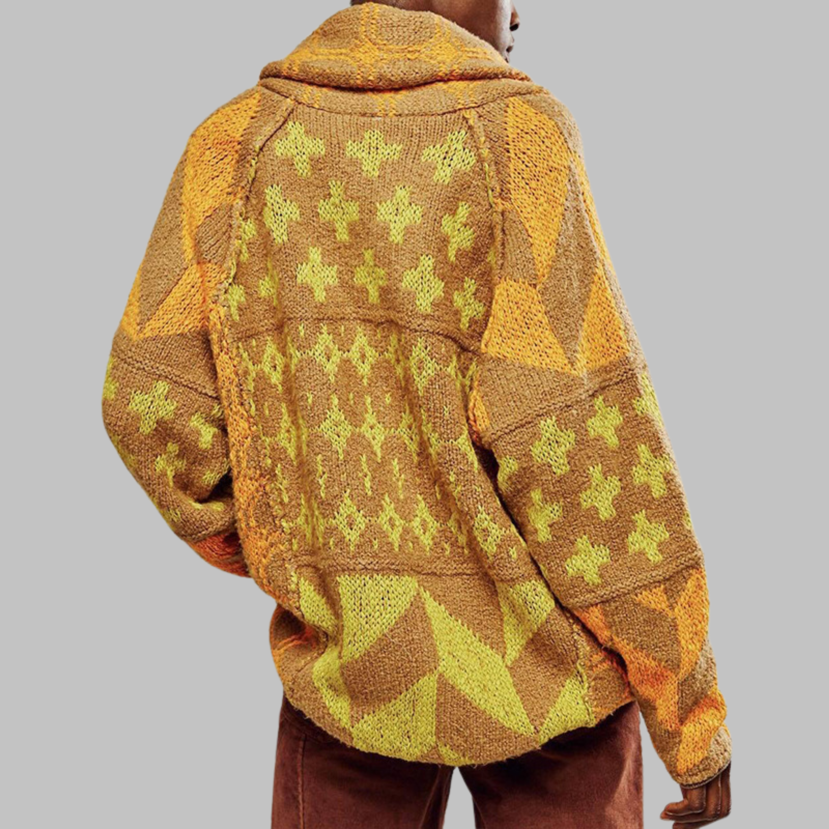 C&G™ | Oversized Vintage Cardigan (One Size)