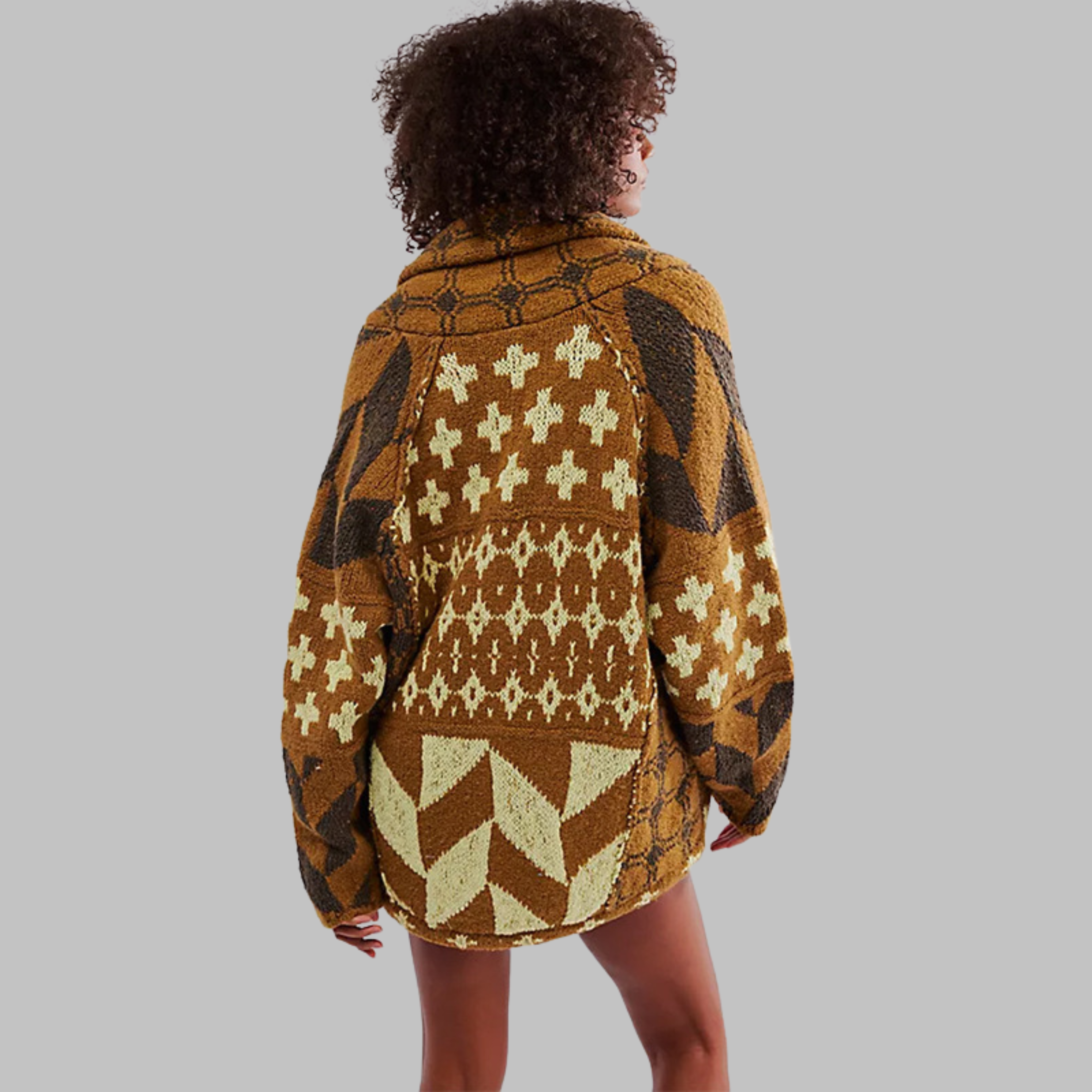 C&G™ | Oversized Vintage Cardigan (One Size)