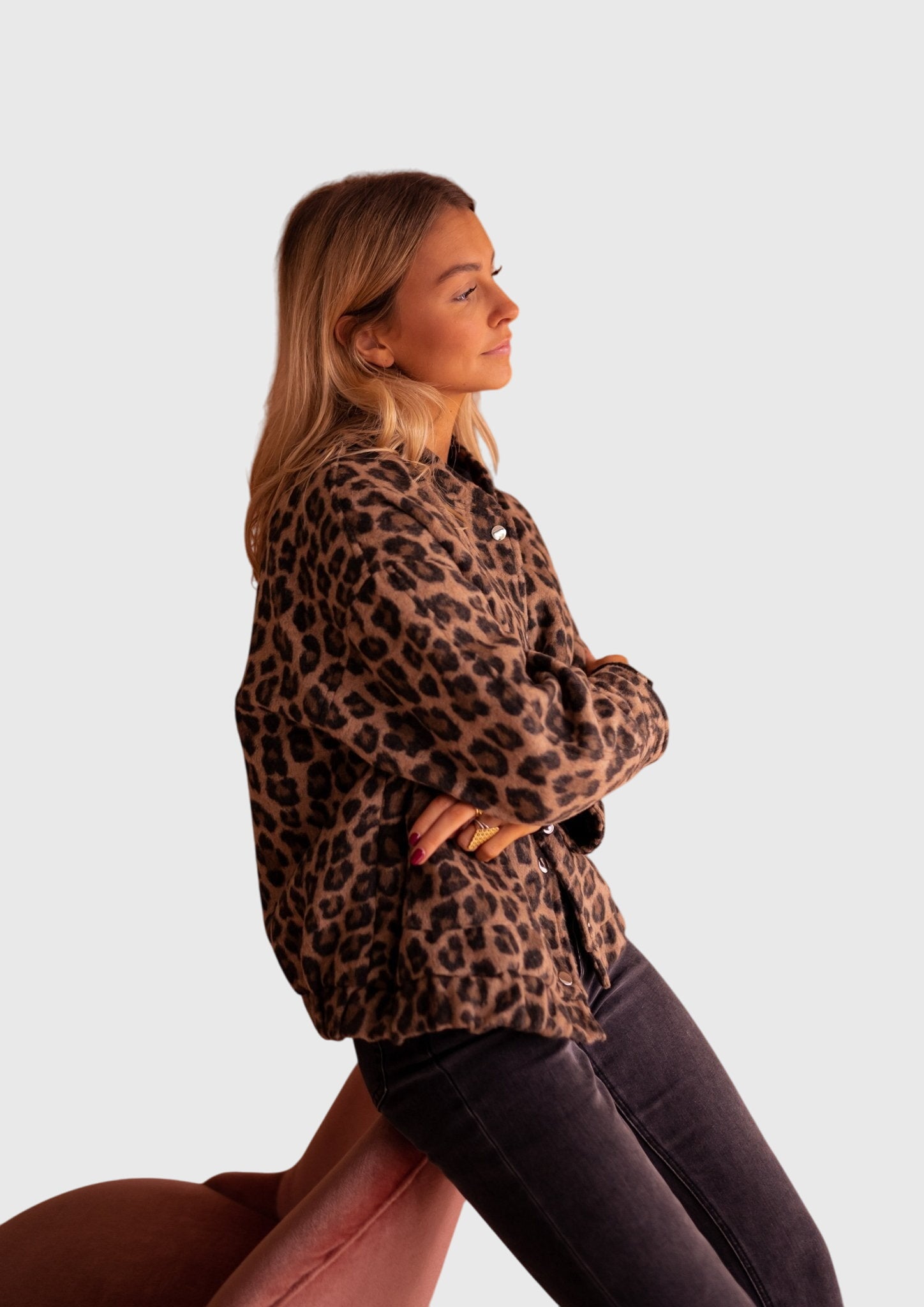 C&G™| Stylish Leopard Print Jacket