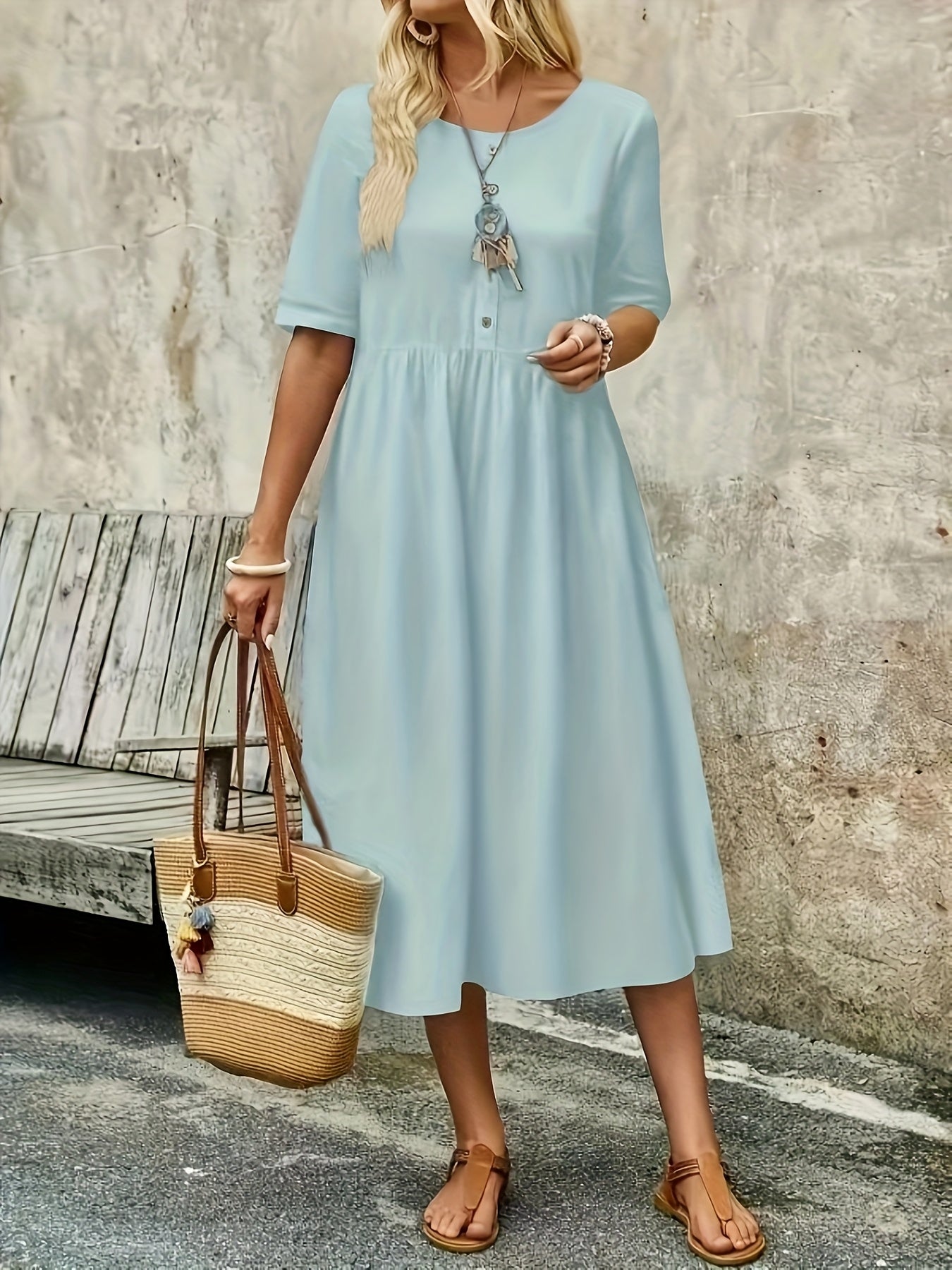 C&G™ | Elegant A-Line Dress