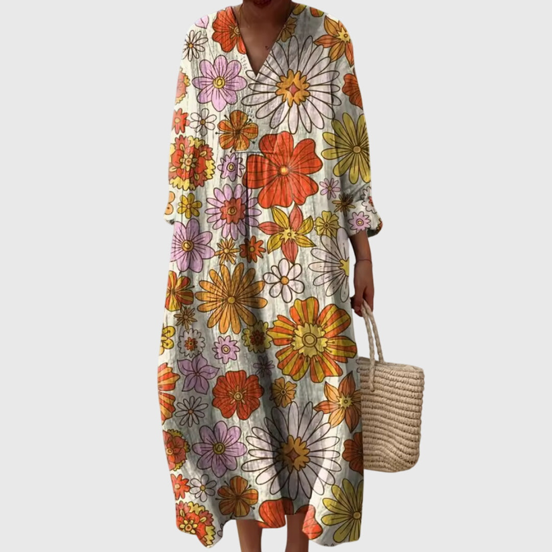 C&G™ | Geometric Print Dress