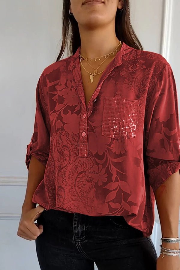 C&G™| Elegant Sequin Top