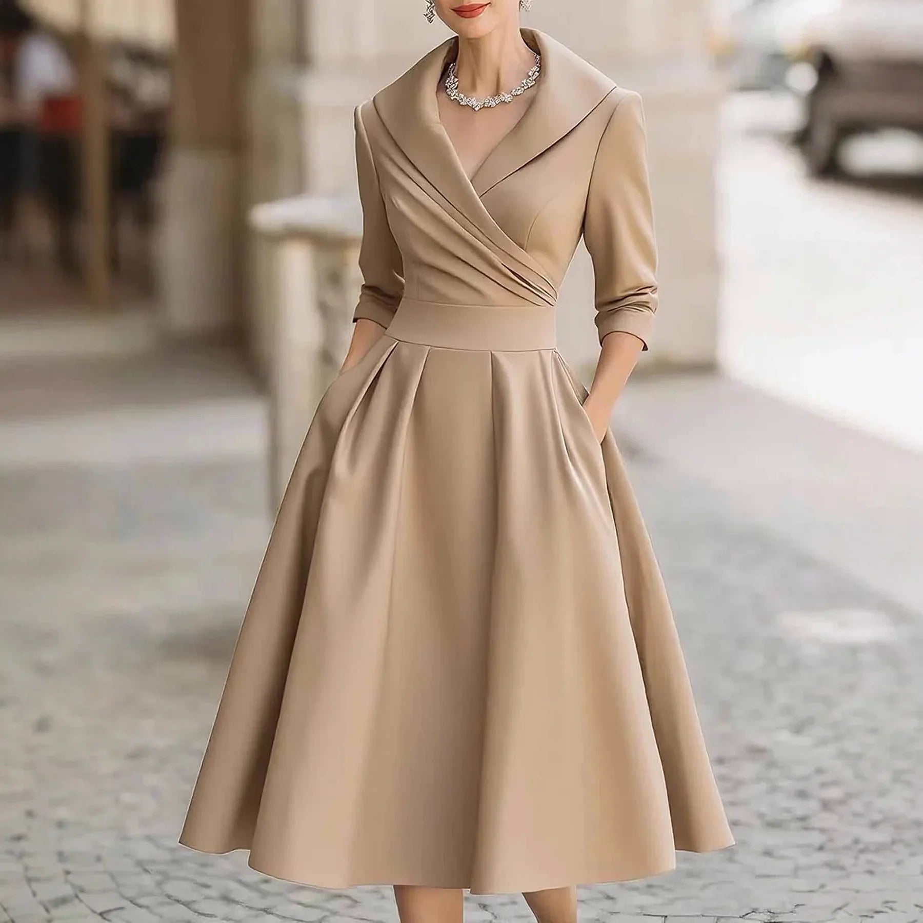 C&G™ | Flattering Midi Dress