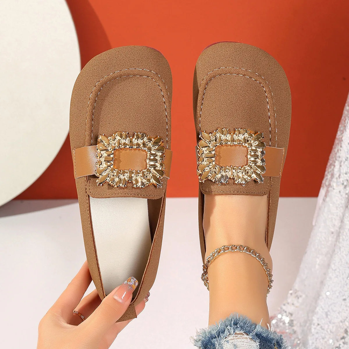 C&G™ | Orthopedic Buckle Loafers
