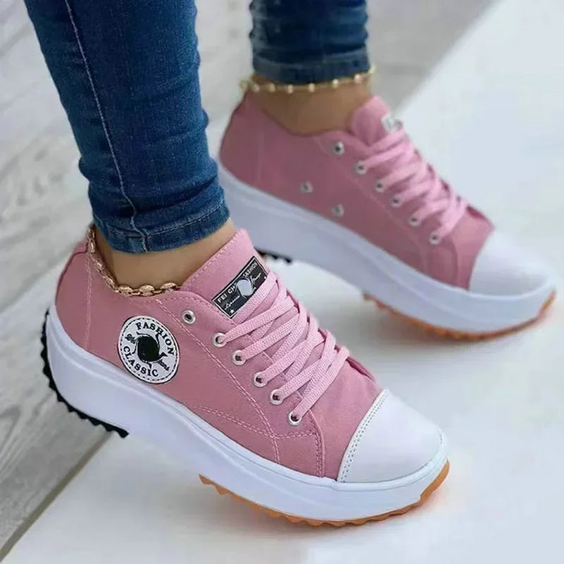 C&G™ | Canvas Platform Sneakers