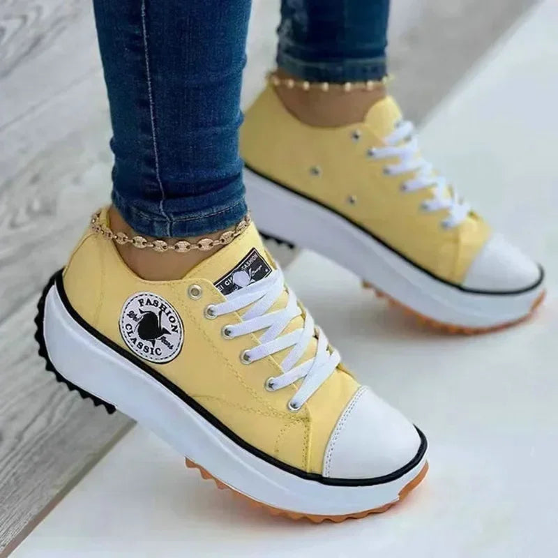 C&G™ | Canvas Platform Sneakers