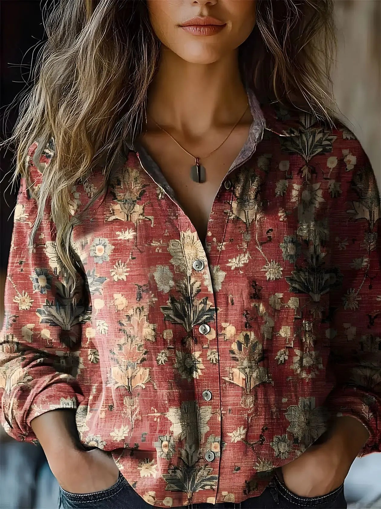 C&G™ | Vintage Bloom Blouse