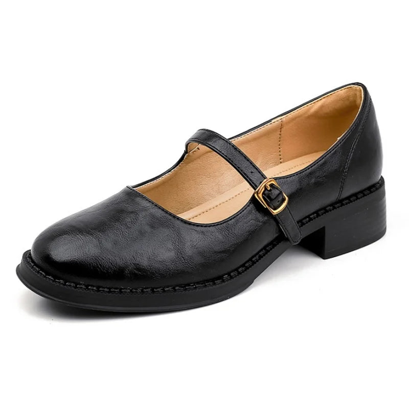 C&G™| Classic Comfort Leather Mary Janes