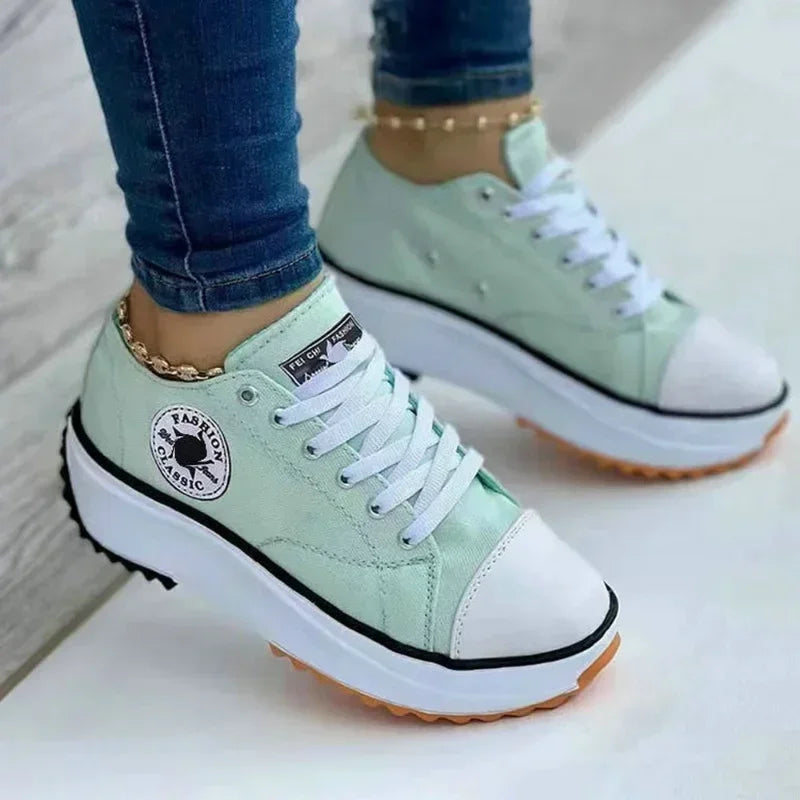 C&G™ | Canvas Platform Sneakers