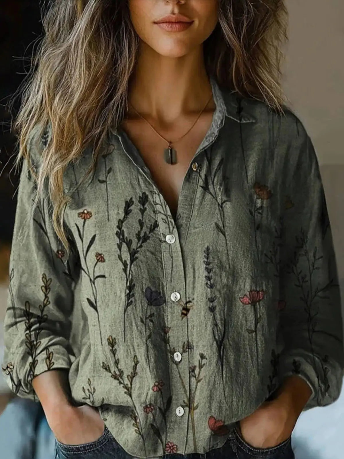 C&G™ | Vintage Bloom Blouse