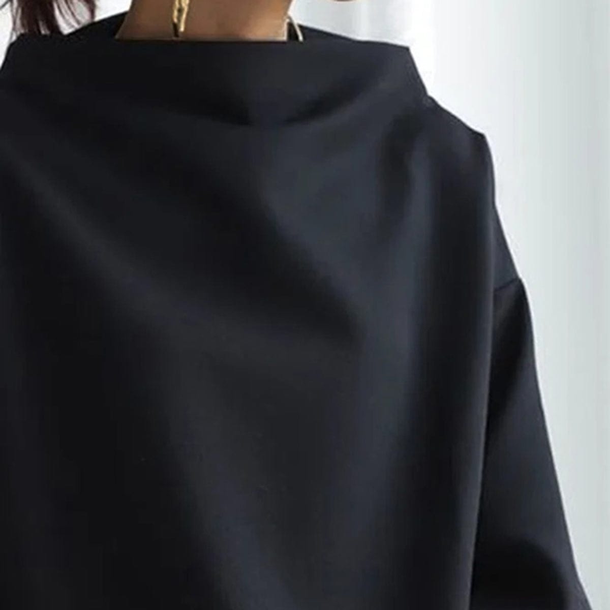C&G™ | High-Neck Soft Knit Top
