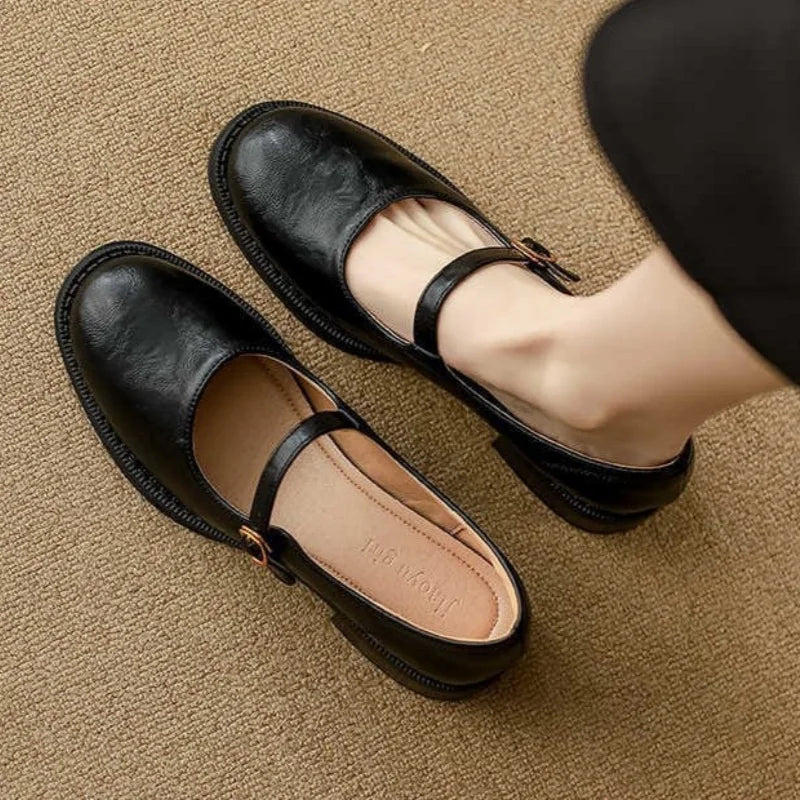 C&G™| Classic Comfort Leather Mary Janes