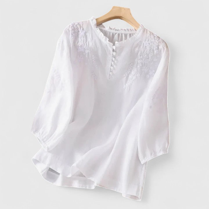 C&G™ | Elegant Button-Front Blouse