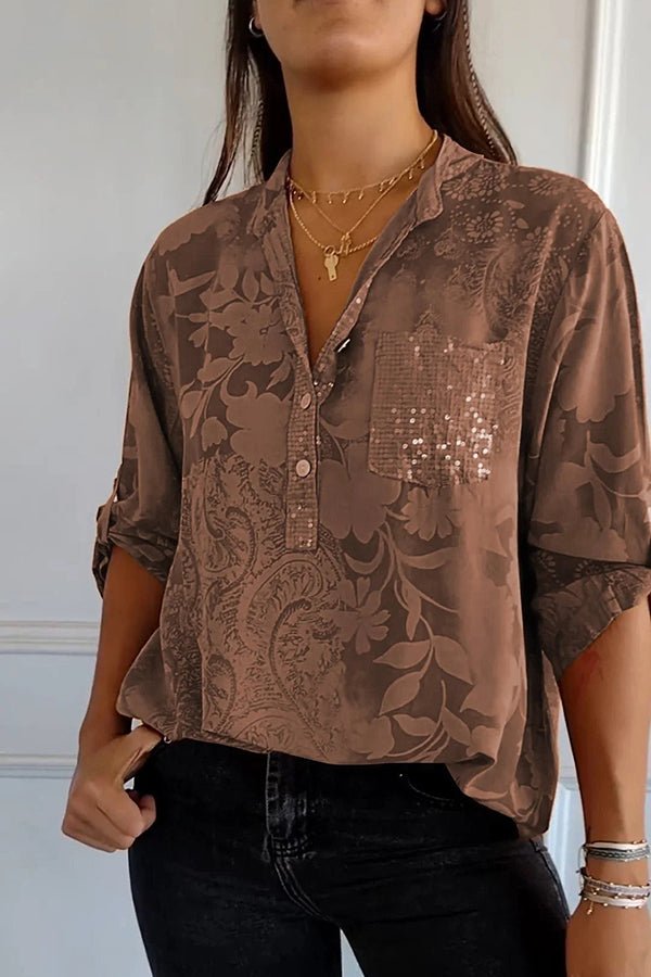 C&G™| Elegant Sequin Top