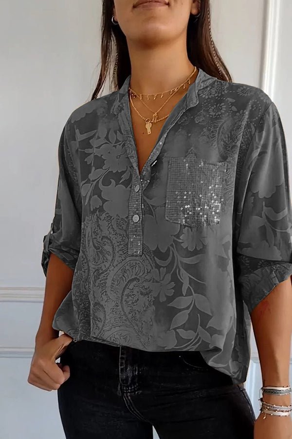 C&G™| Elegant Sequin Top