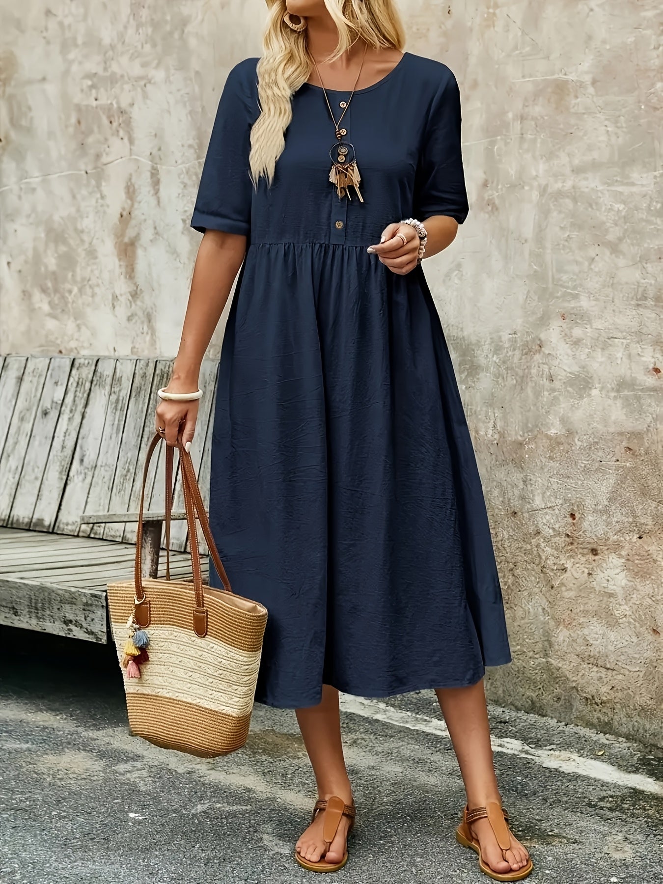 C&G™ | Elegant A-Line Dress