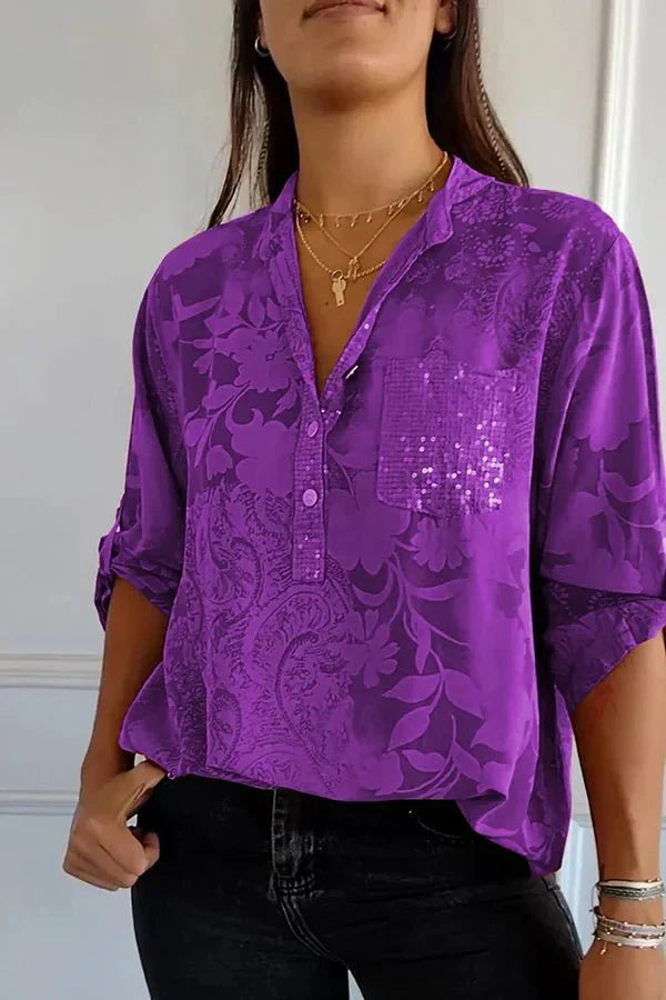 C&G™| Elegant Sequin Top