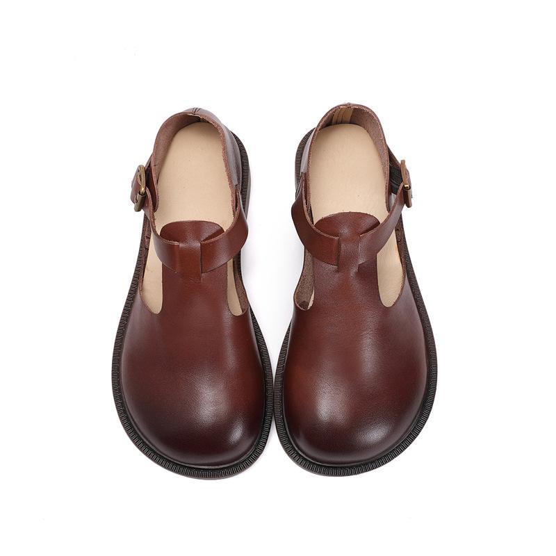 C&G™| Colette Leather Mary Janes