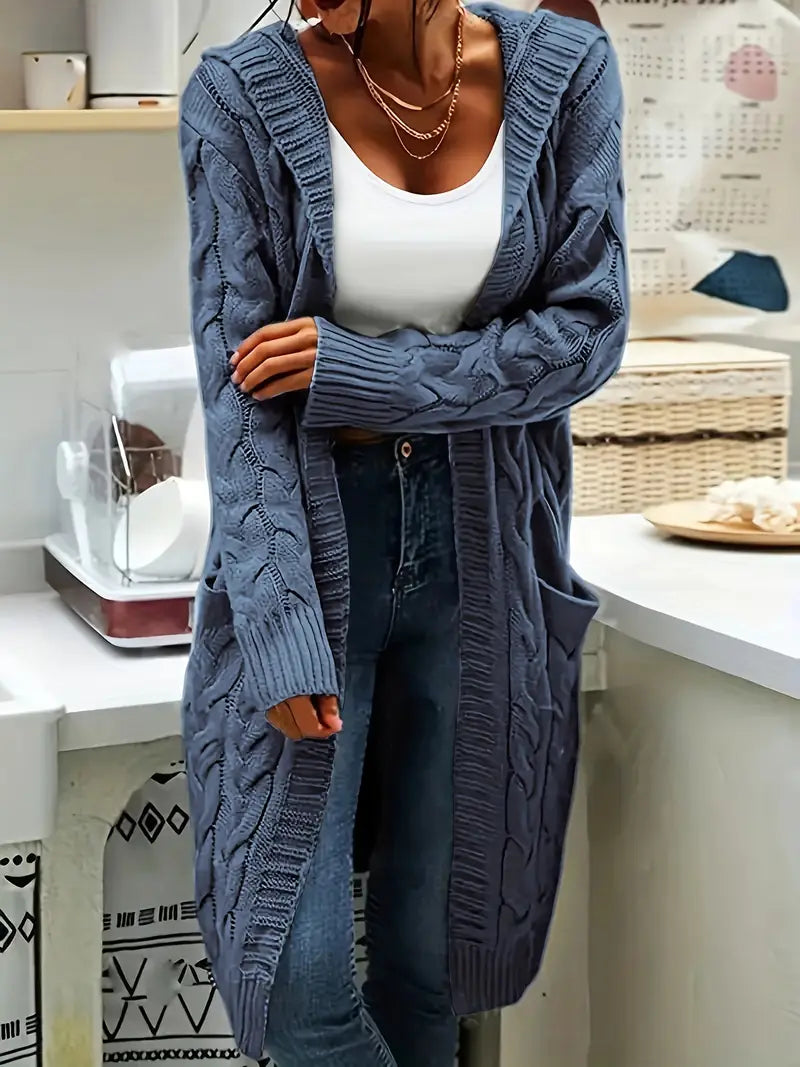 C&G™ | Hooded Knit Cardigan (Plus Size)