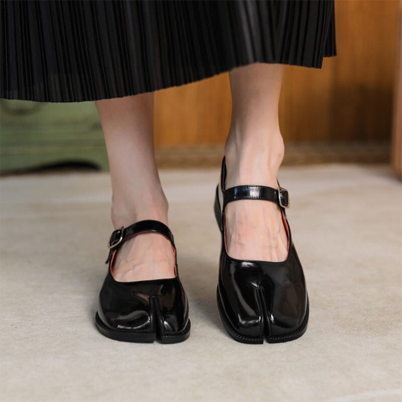 C&G™| Martha Leather Mary Janes