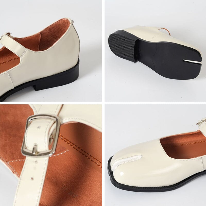 C&G™| Martha Leather Mary Janes