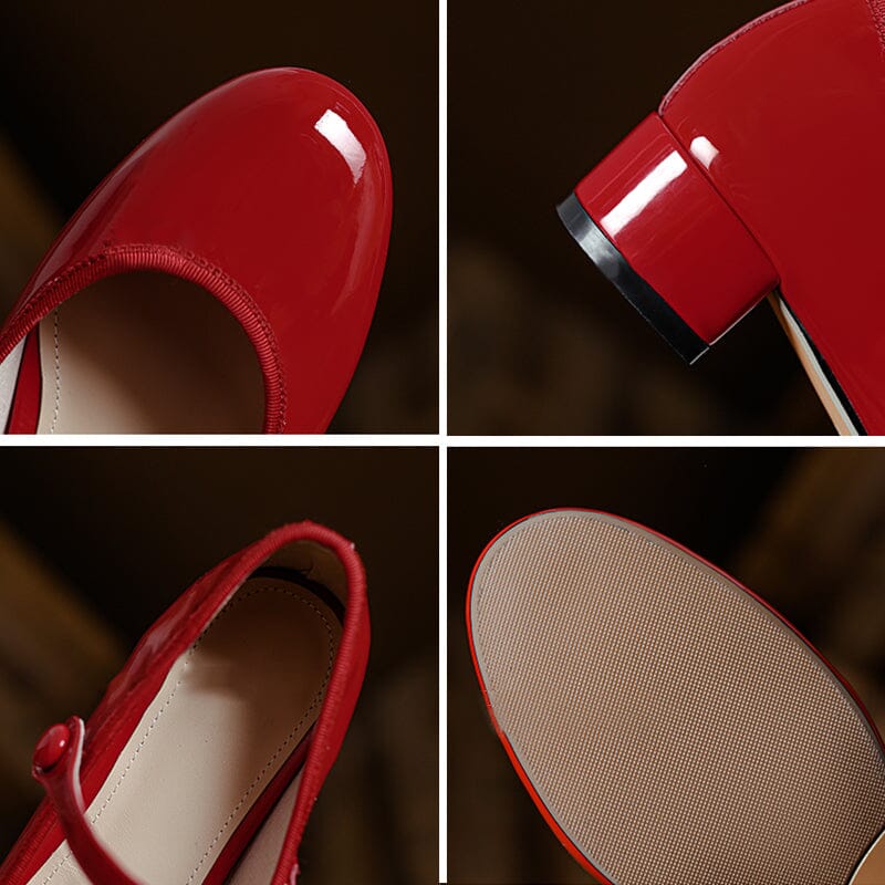 C&G™| Livy Leather Mary Janes