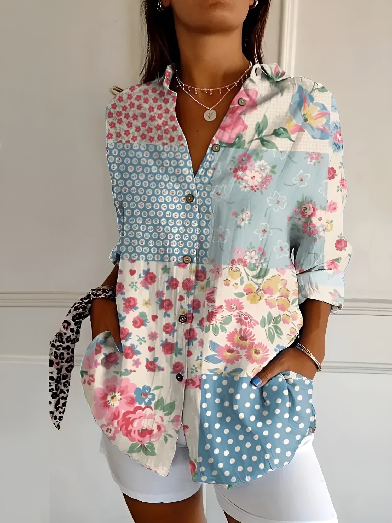 C&G™ | Floral Summer Blouse