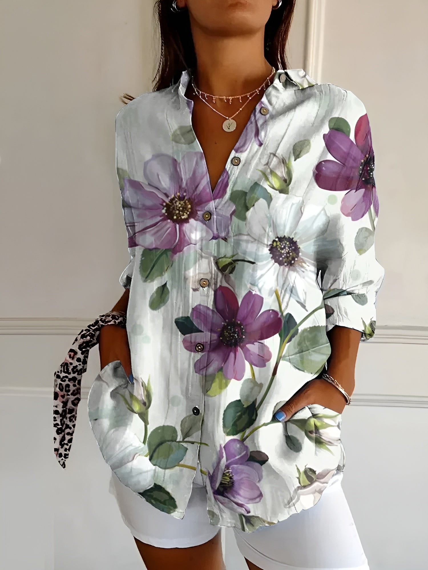 C&G™ | Floral Summer Blouse