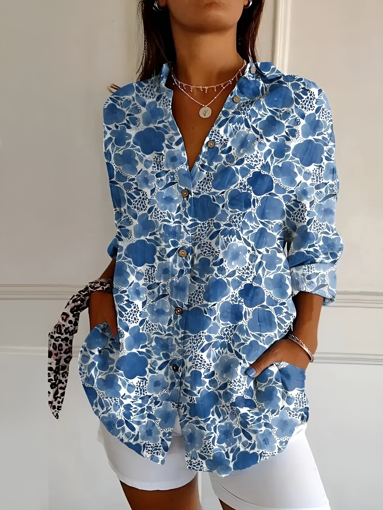 C&G™ | Floral Summer Blouse