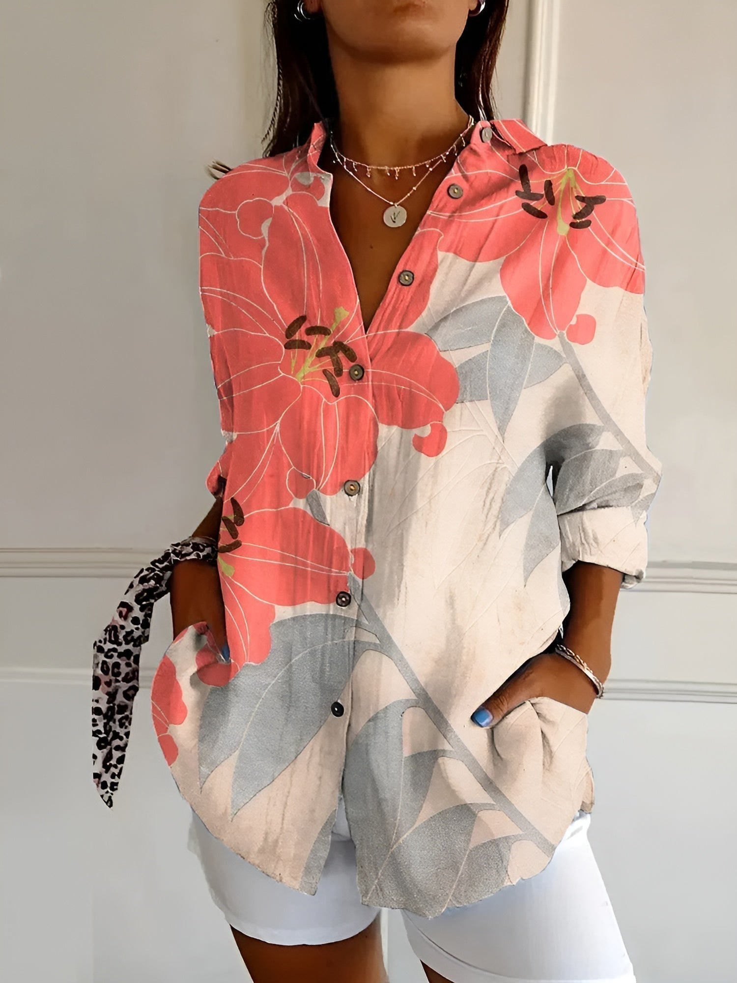 C&G™ | Floral Summer Blouse