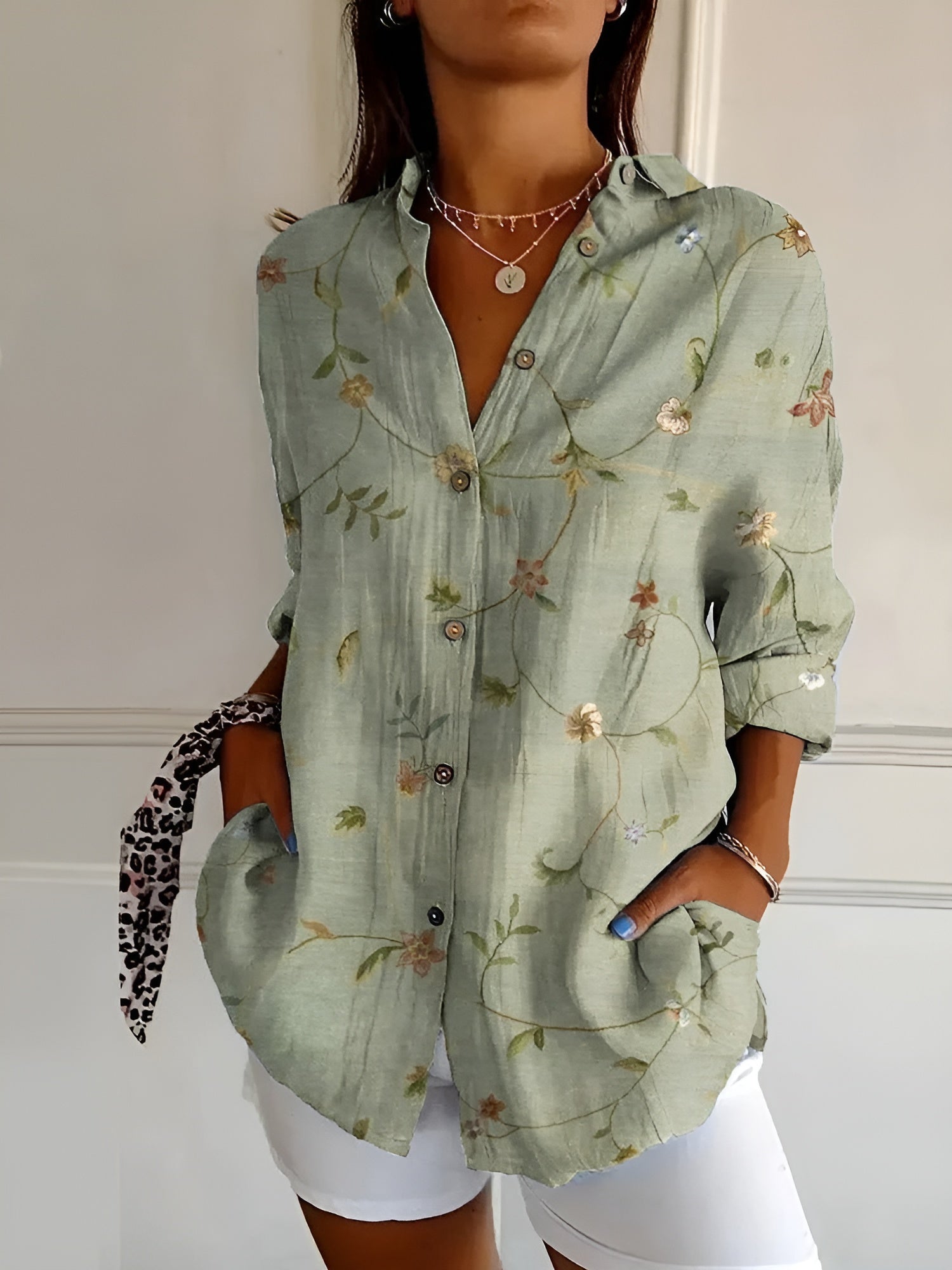 C&G™ | Floral Summer Blouse