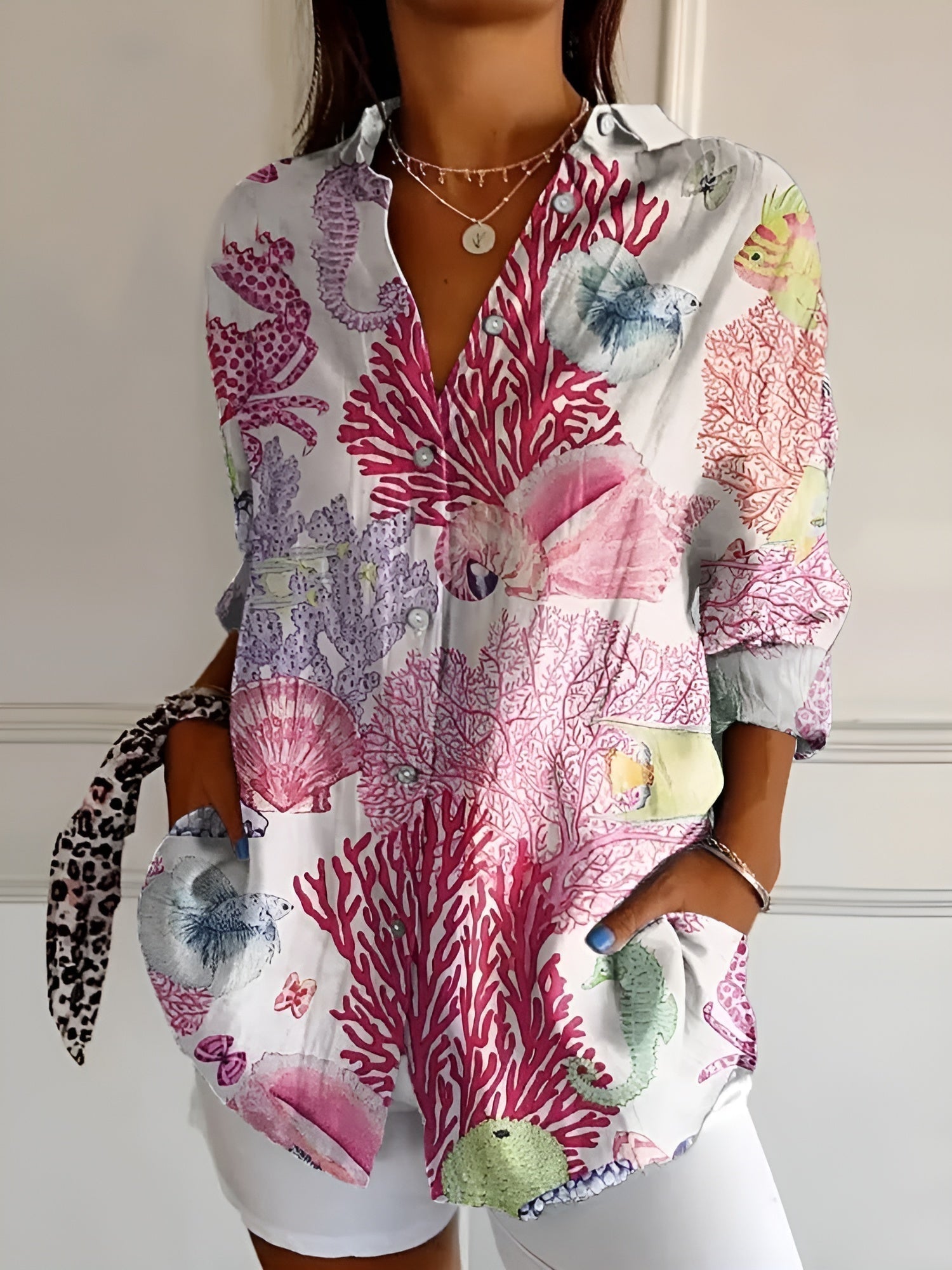 C&G™ | Floral Summer Blouse