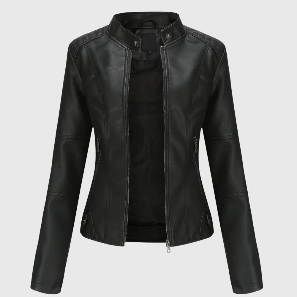 C&G™| Stylish Leather Jacket For Women