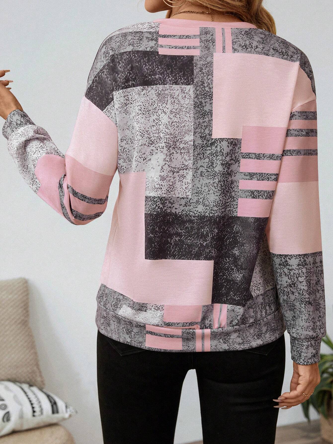 C&G™ | Geometric Zip Top