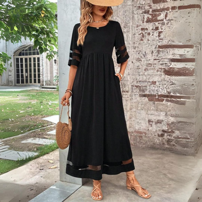 Daria - Elegant Dress with Belly Coverage
