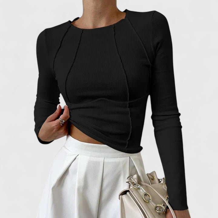 C&G™| Comfortable Long Sleeve Top by Rozminda.