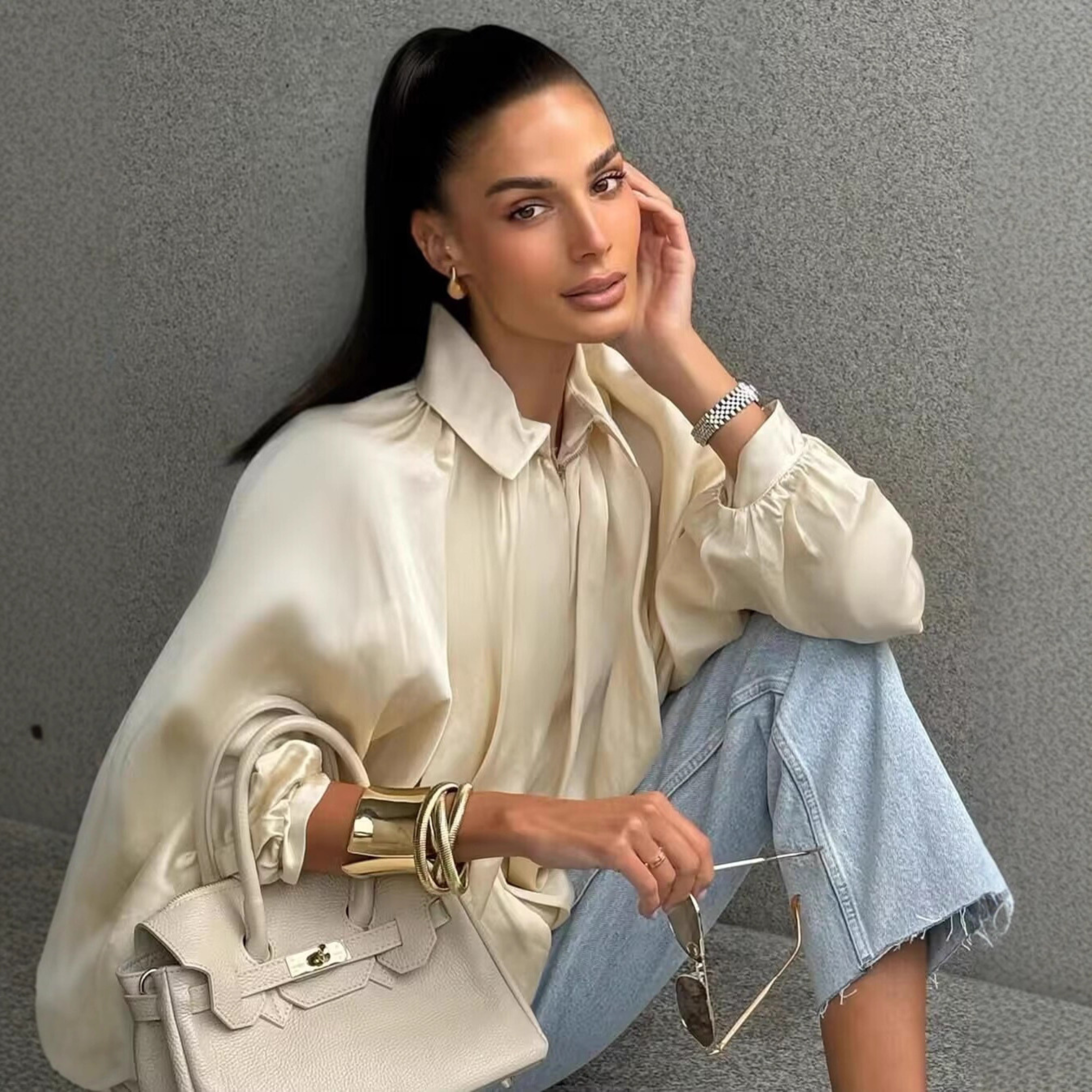 C&G™ | Vintage Batwing Bomber Jacket