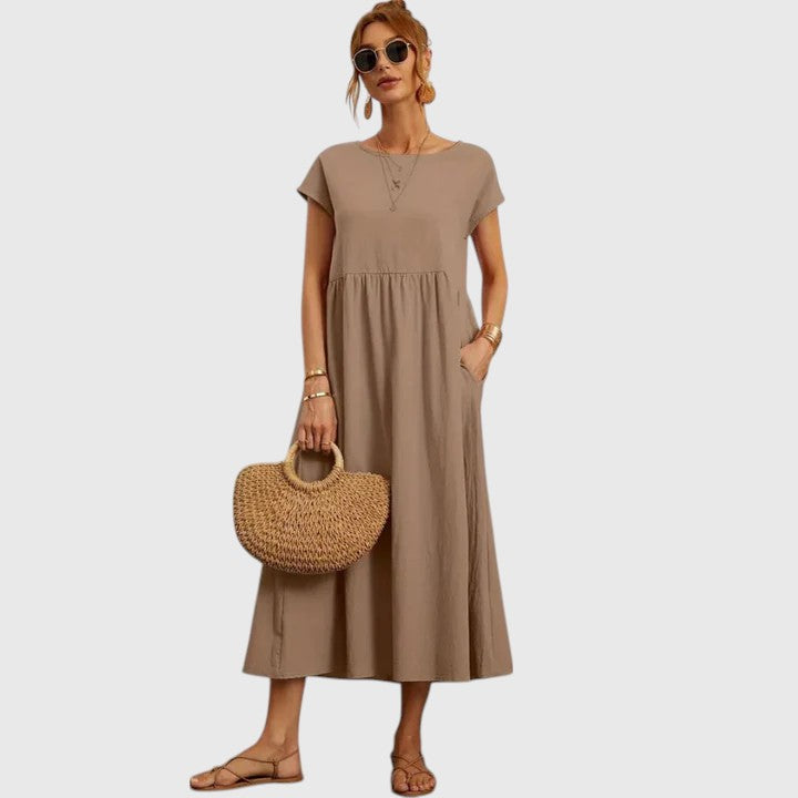 C&G™| Fenella Comfortable Midi Dress
