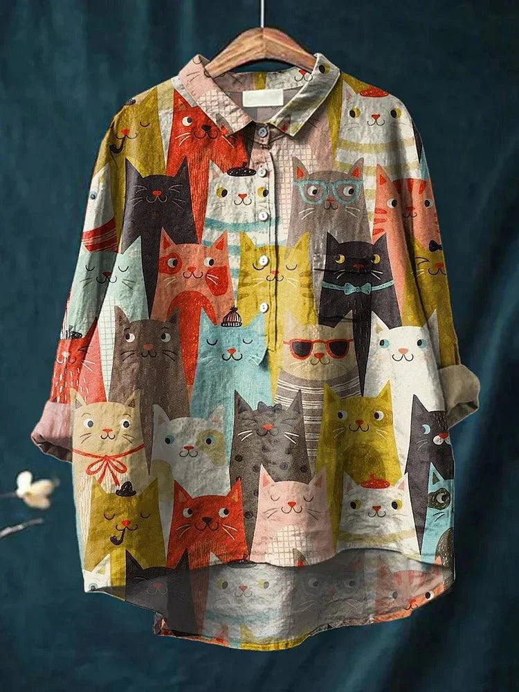 C&G™ | Brooks Playful Print Blouse