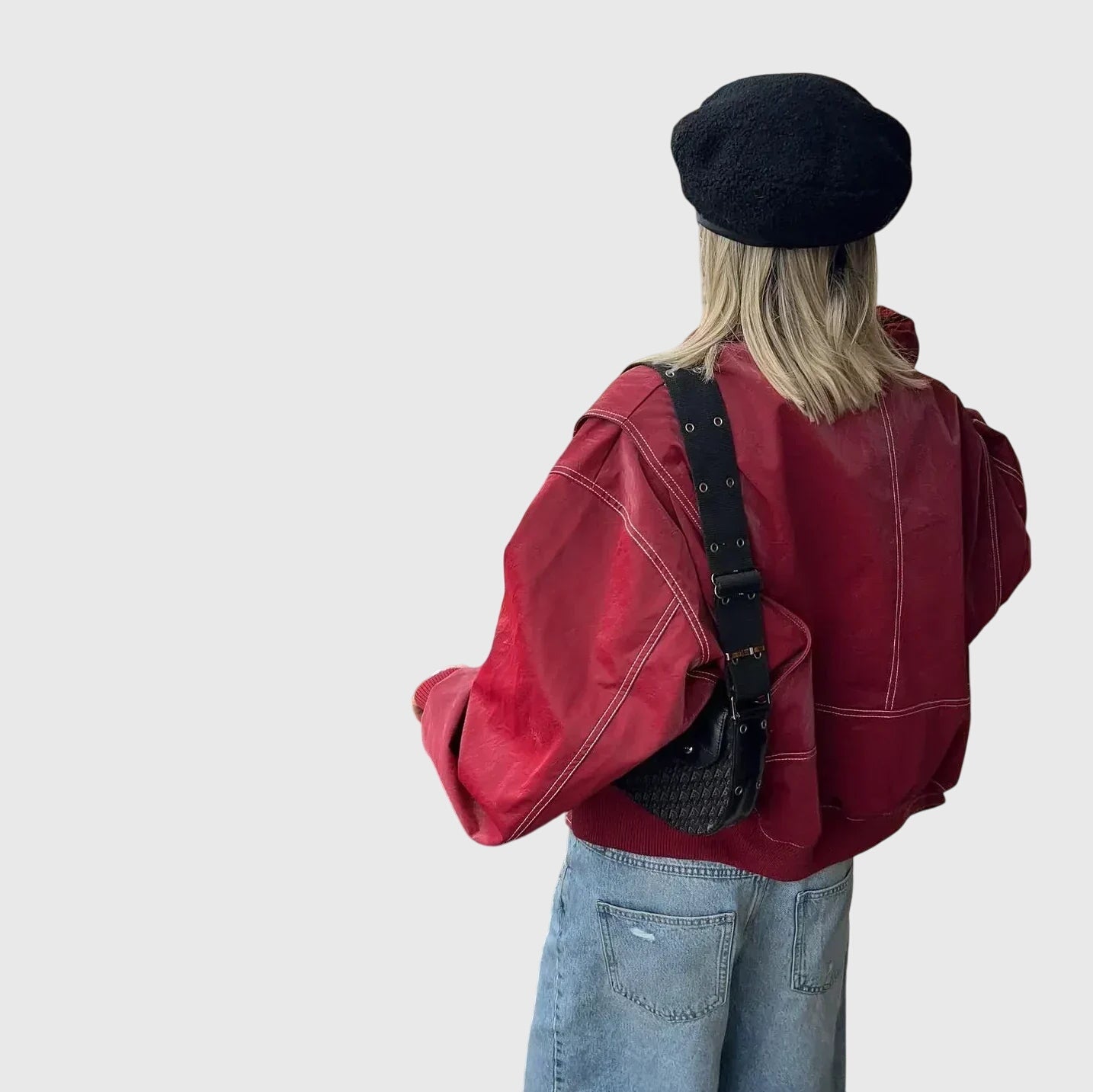 C&G™| Oversized Leather Jacket