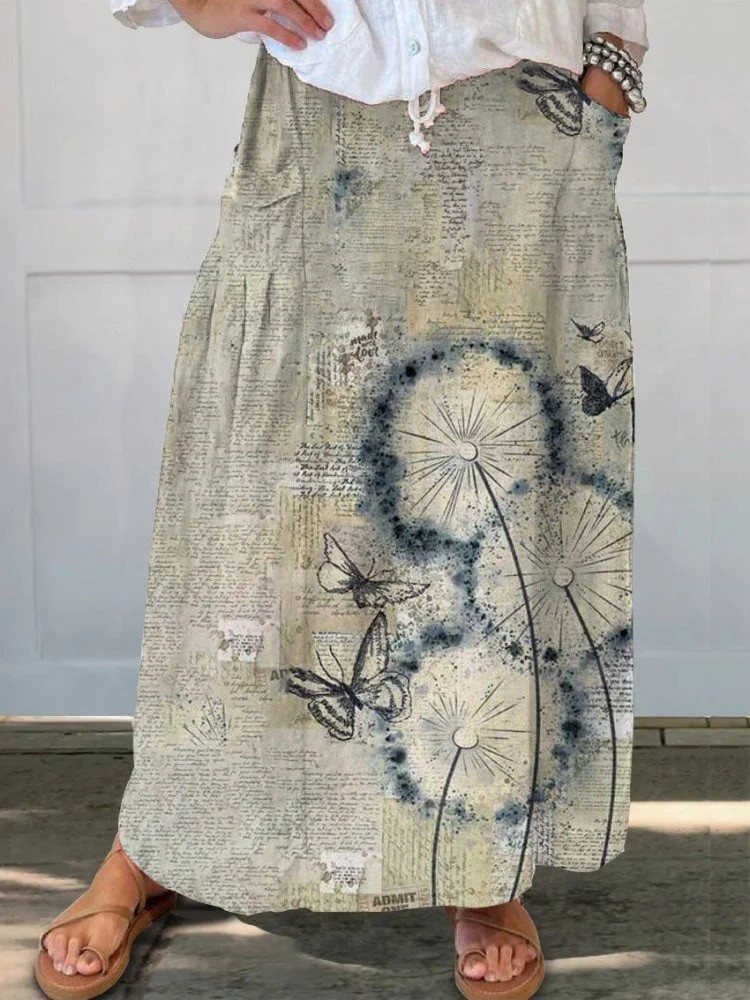 C&G™ | Meadow Wildflower Pocket Skirt