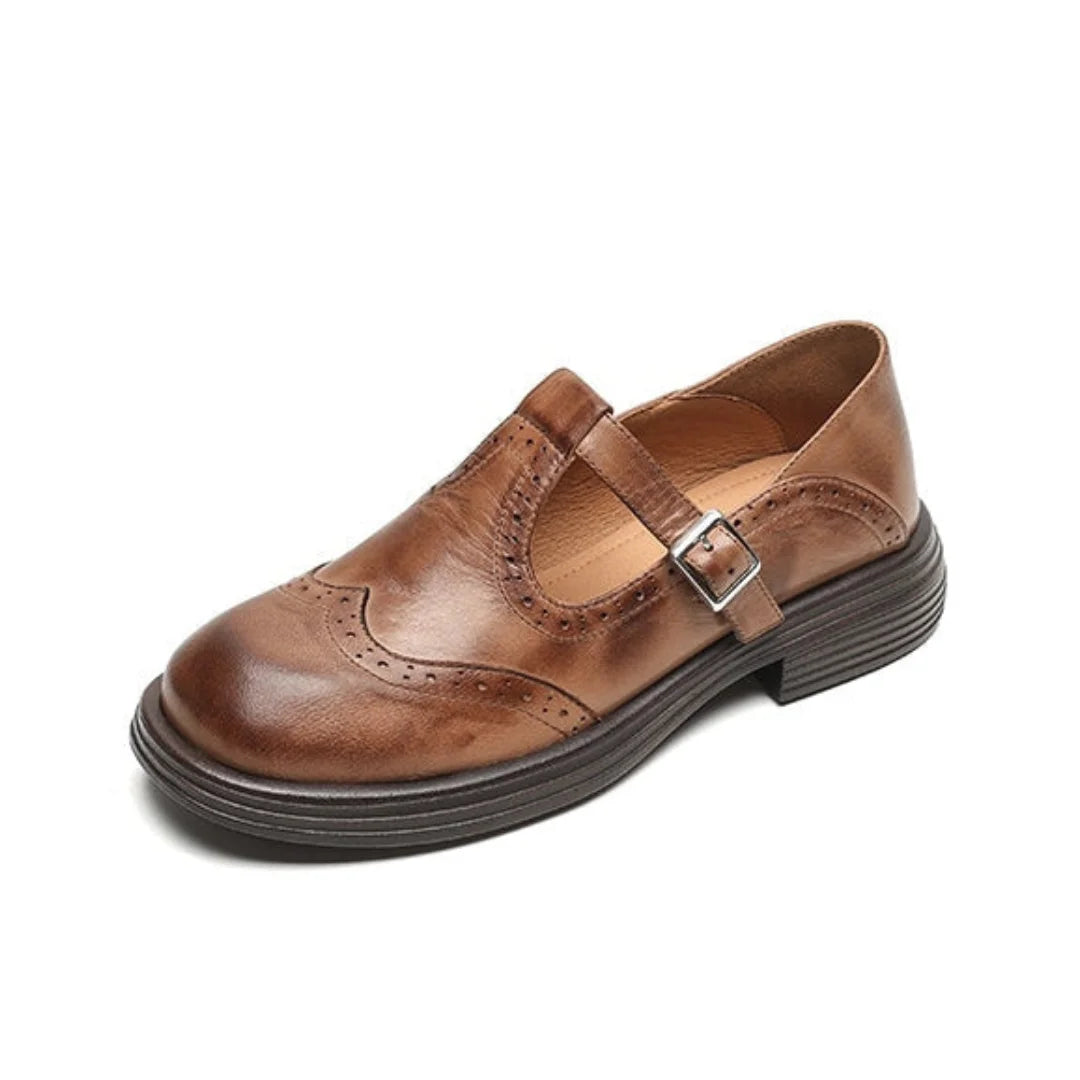 C&G™ | Elegant Leather Mary Janes